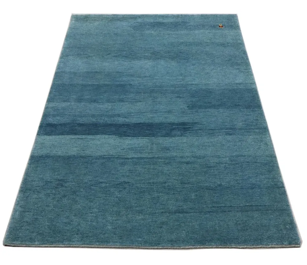 Gabbeh teppe - Loribaft persisk teppe - 180 x 126 cm - havblå