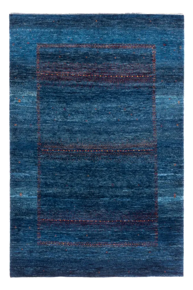 Gabbeh teppe - Loribaft persisk teppe - 190 x 128 cm - blå