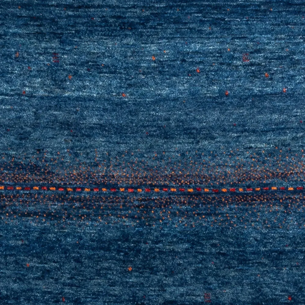Gabbeh teppe - Loribaft persisk teppe - 190 x 128 cm - blå