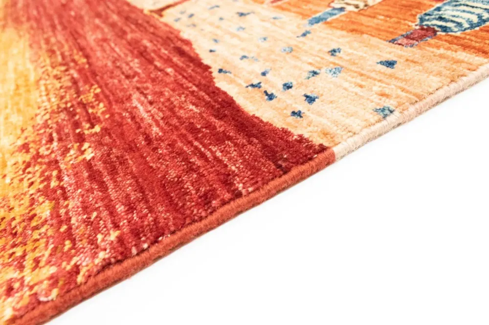 Gabbeh teppe - Loribaft persisk teppe - 197 x 155 cm - flerfarget