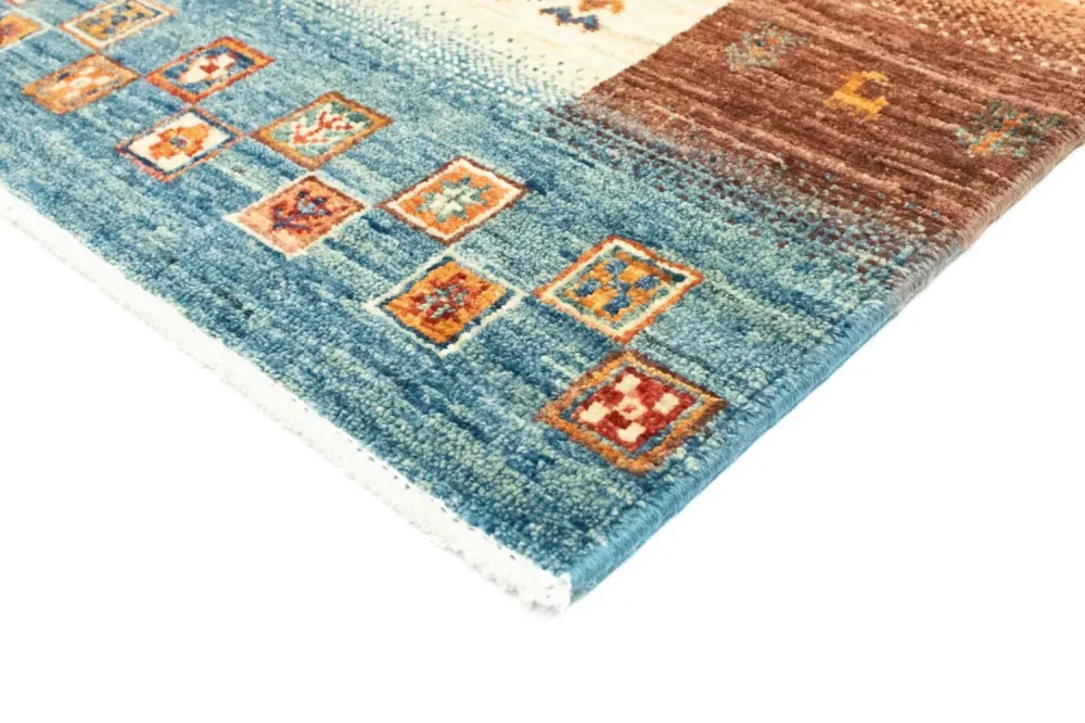 Gabbeh teppe - Loribaft persisk teppe - 197 x 151 cm - flerfarget