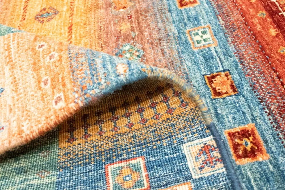 Gabbeh teppe - Loribaft persisk teppe - 197 x 151 cm - flerfarget