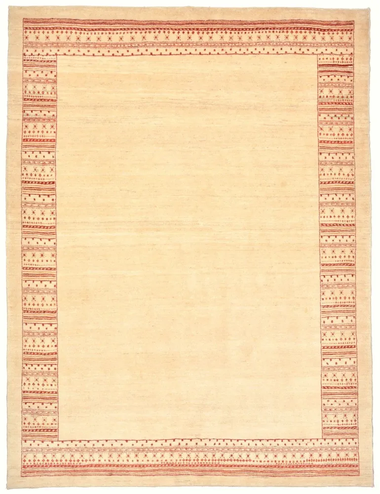 Gabbeh teppe - Loribaft persisk teppe - 198 x 150 cm - beige