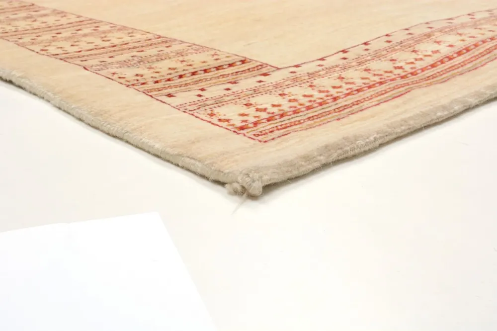 Gabbeh teppe - Loribaft persisk teppe - 198 x 150 cm - beige