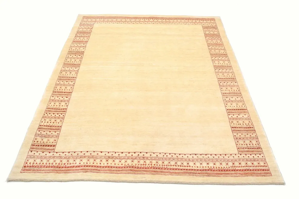 Gabbeh teppe - Loribaft persisk teppe - 198 x 150 cm - beige
