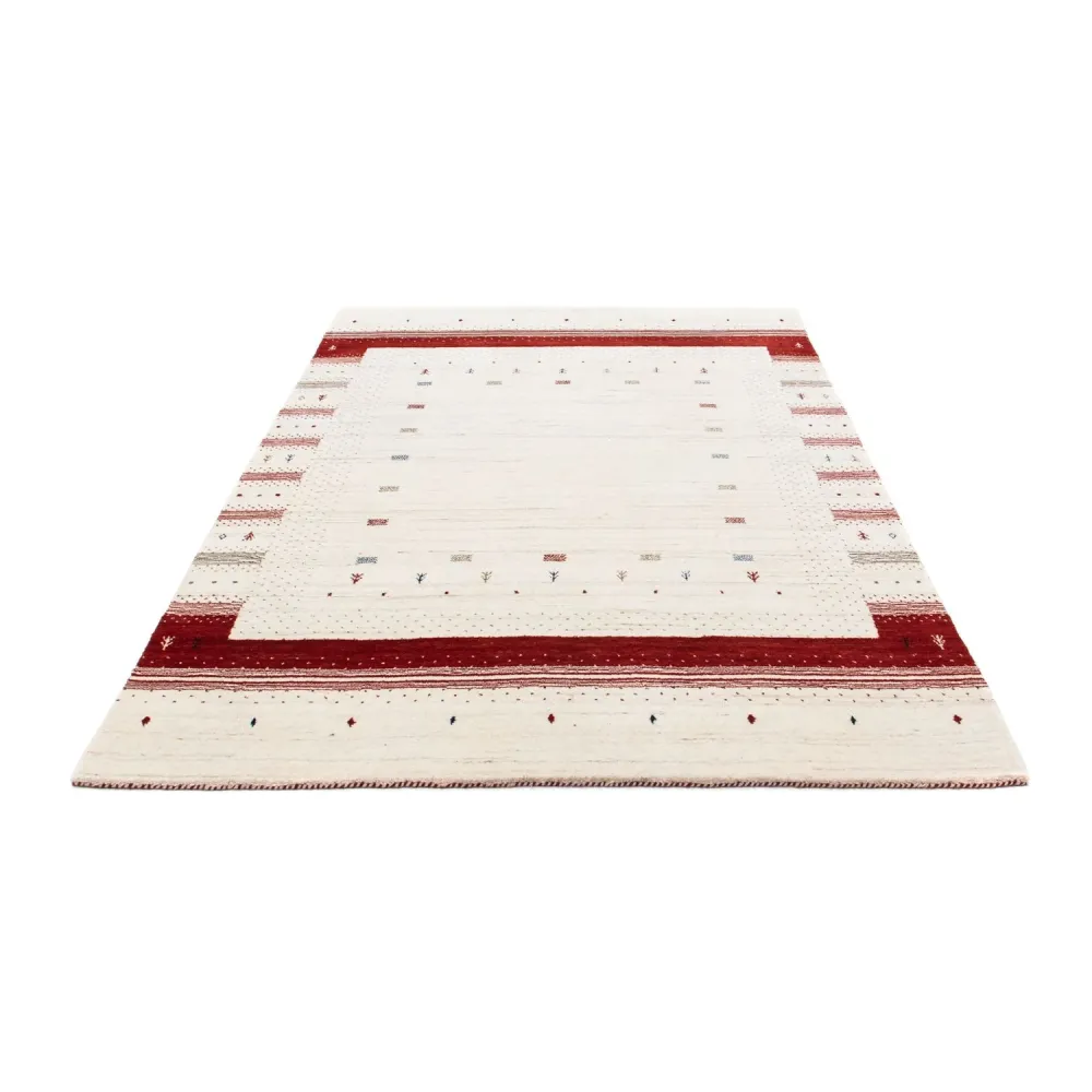 Gabbeh teppe - Loribaft persisk teppe - 198 x 140 cm - beige