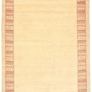 Gabbeh teppe - Loribaft persisk teppe - 198 x 150 cm - beige