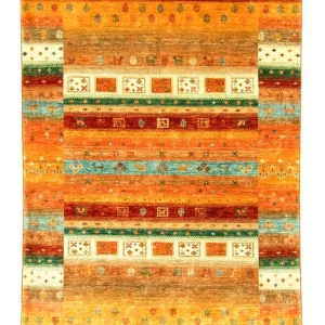 Gabbeh teppe - Loribaft persisk teppe - 200 x 150 cm - flerfarget
