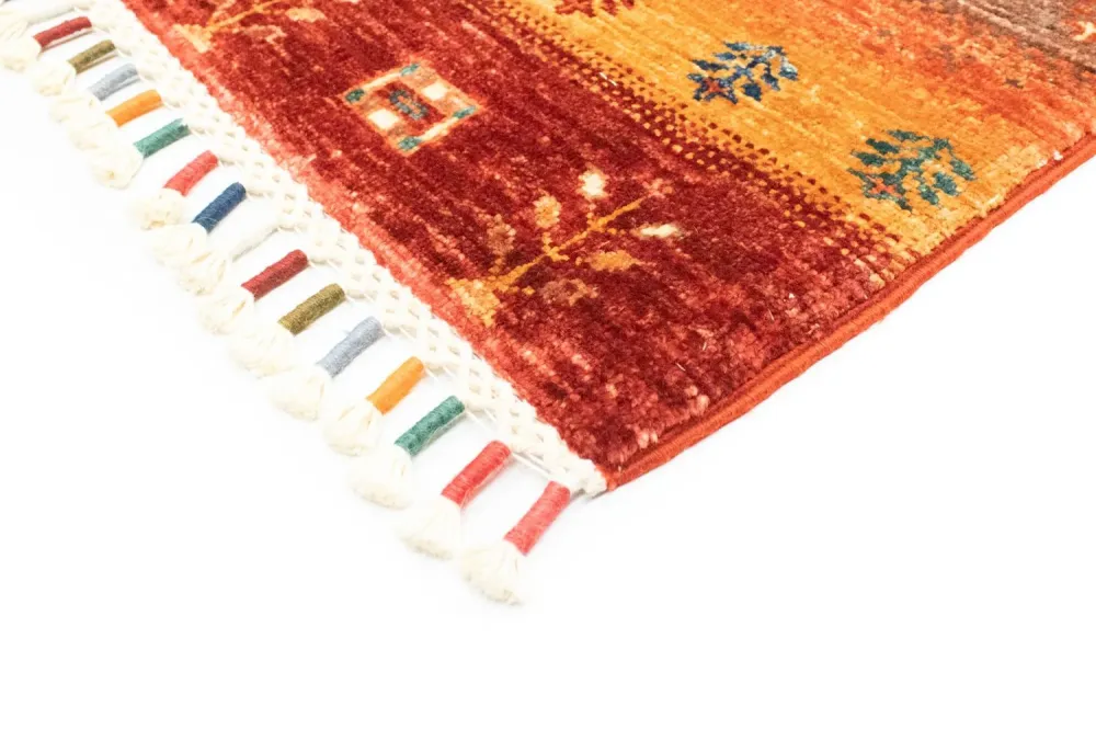 Gabbeh teppe - Loribaft persisk teppe - 200 x 150 cm - flerfarget