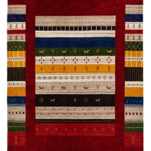 Gabbeh teppe - Loribaft persisk teppe - 200 x 144 cm - flerfarget