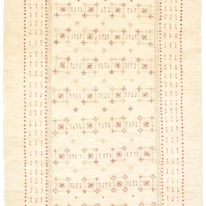Gabbeh teppe - Loribaft persisk teppe - 201 x 119 cm - beige