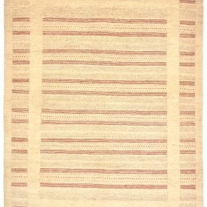 Gabbeh teppe - Loribaft persisk teppe - 202 x 153 cm - natur