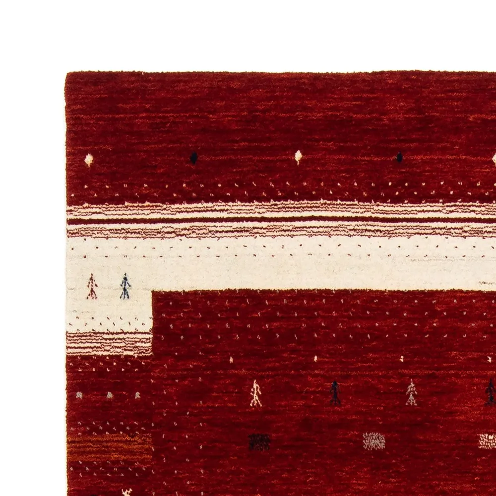 Gabbeh teppe - Loribaft persisk teppe - 204 x 140 cm - rød