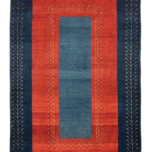 Gabbeh teppe - Loribaft persisk teppe - 205 x 128 cm - rød
