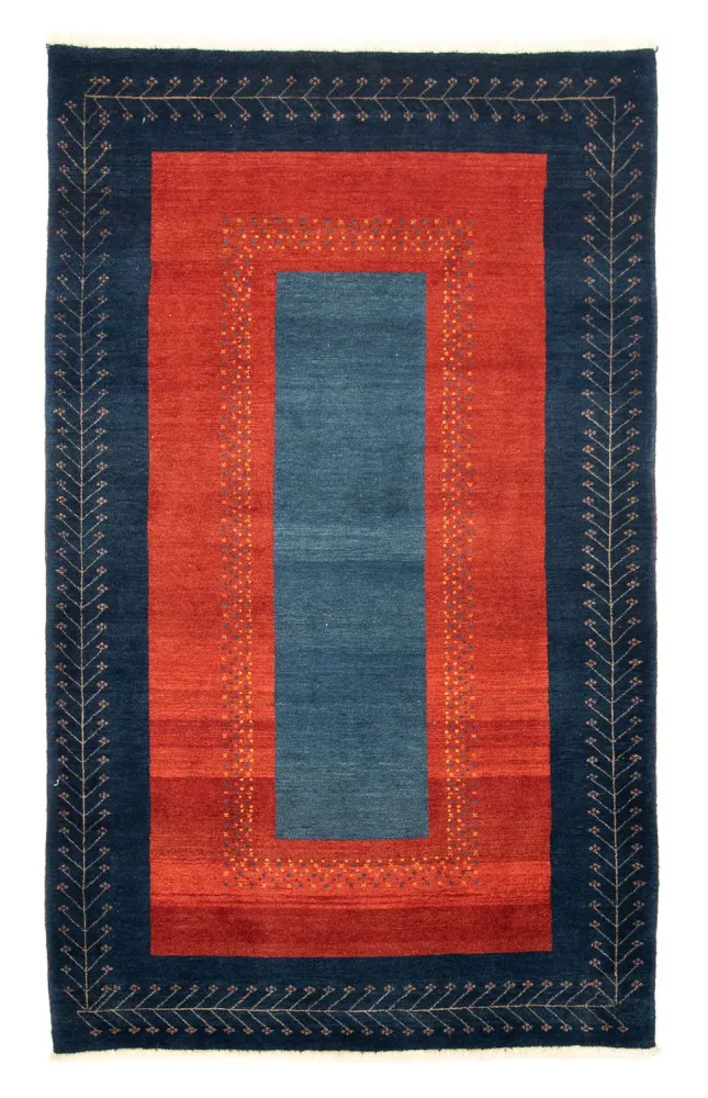 Gabbeh teppe - Loribaft persisk teppe - 205 x 128 cm - rød