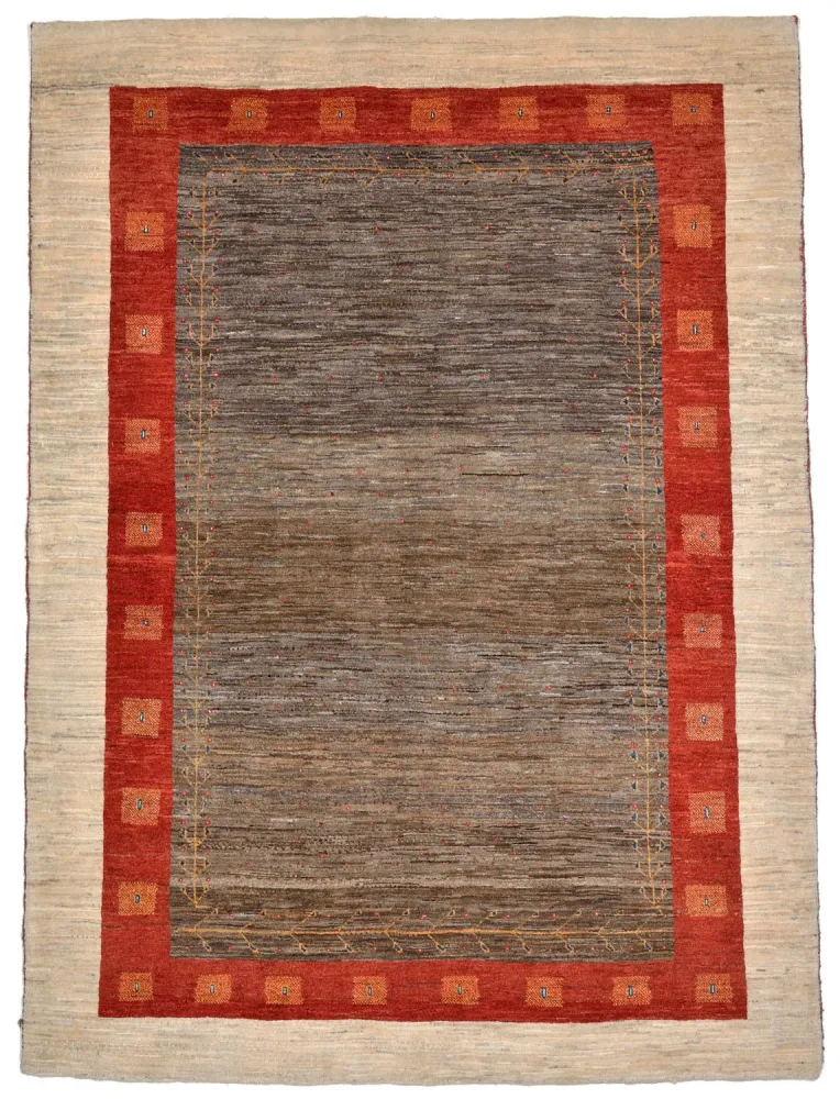 Gabbeh teppe - Loribaft persisk teppe - 205 x 150 cm - brun