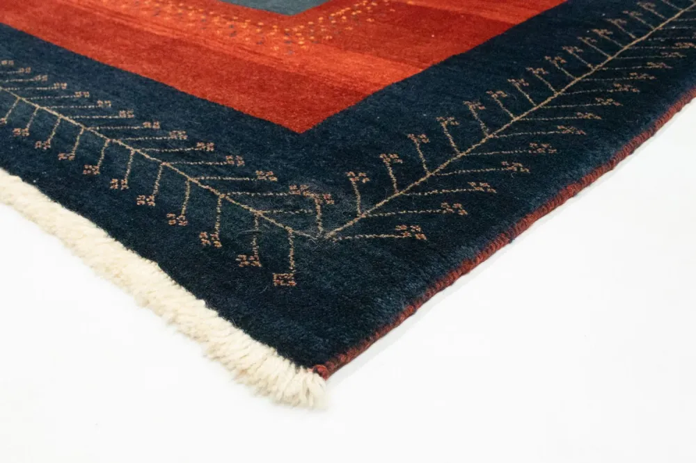 Gabbeh teppe - Loribaft persisk teppe - 205 x 128 cm - rød
