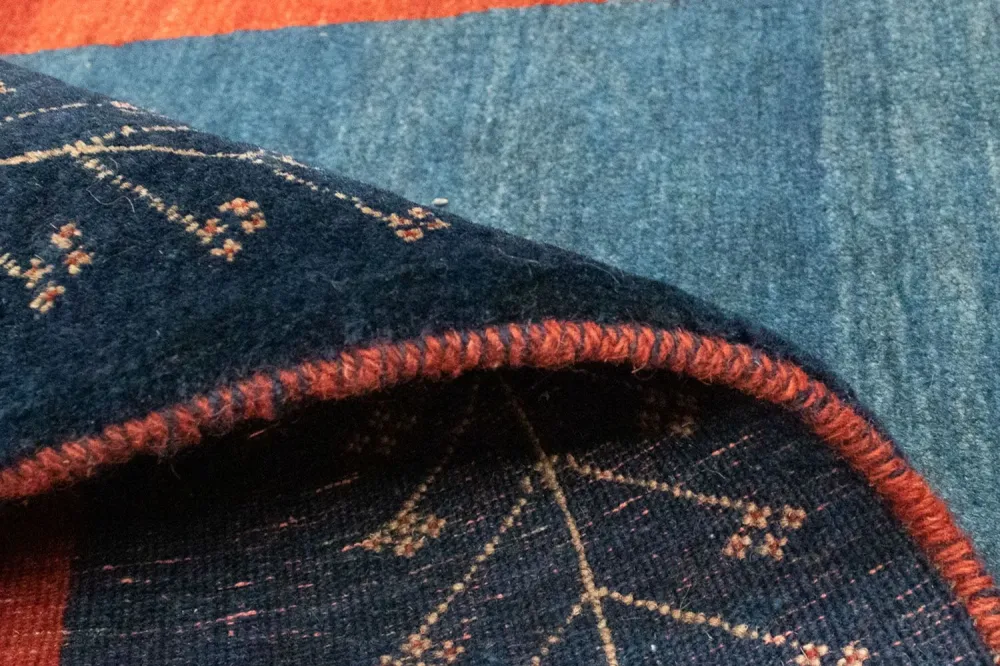 Gabbeh teppe - Loribaft persisk teppe - 205 x 128 cm - rød