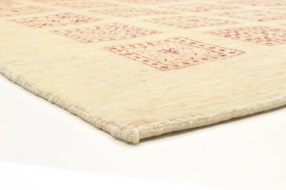 Gabbeh teppe - Loribaft persisk teppe - 211 x 141 cm - beige