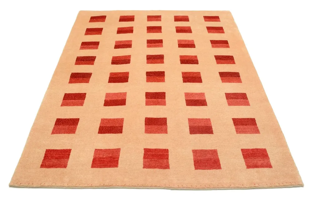 Gabbeh teppe - Loribaft persisk teppe - 211 x 151 cm - rød