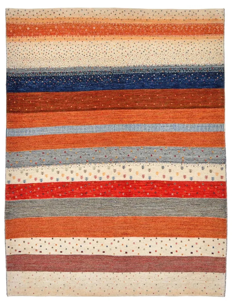 Gabbeh teppe - Loribaft persisk teppe - 213 x 160 cm - flerfarget