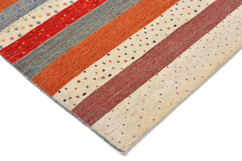Gabbeh teppe - Loribaft persisk teppe - 213 x 160 cm - flerfarget