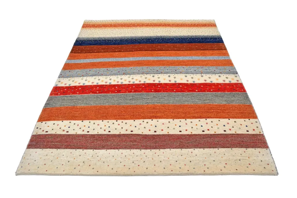 Gabbeh teppe - Loribaft persisk teppe - 213 x 160 cm - flerfarget