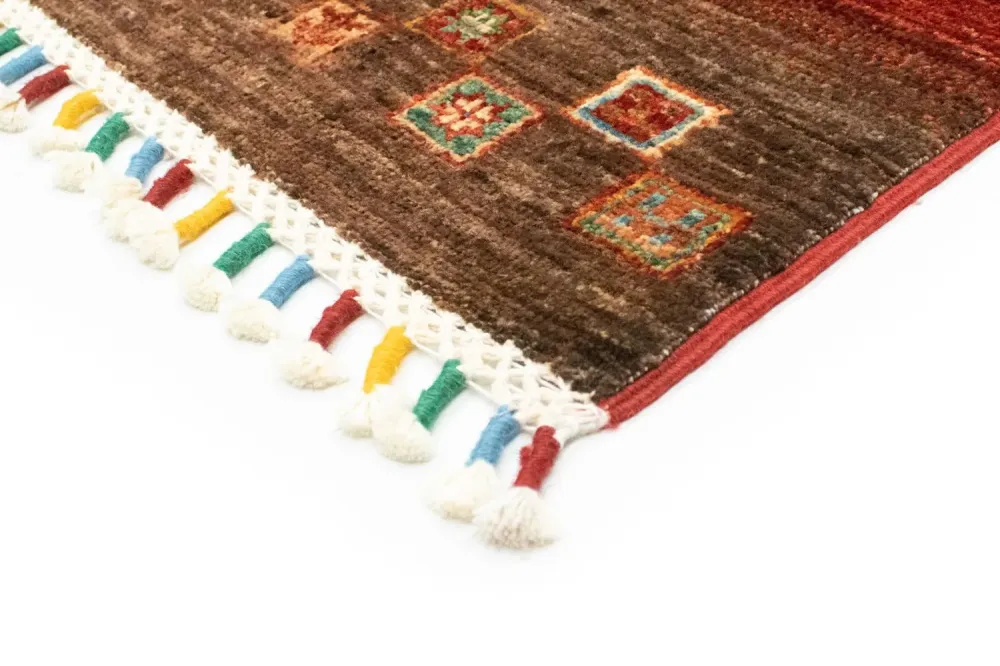 Gabbeh teppe - Loribaft persisk teppe - 214 x 152 cm - flerfarget
