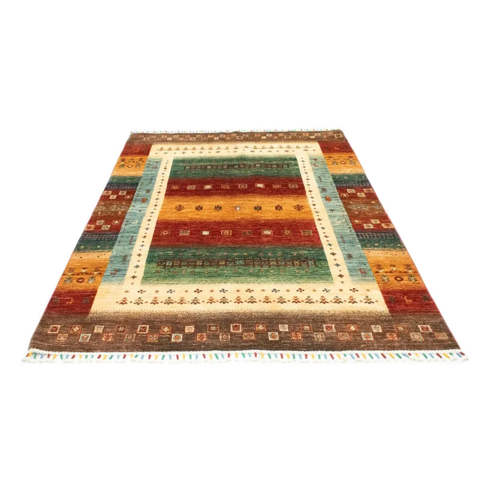 Gabbeh teppe - Loribaft persisk teppe - 214 x 152 cm - flerfarget