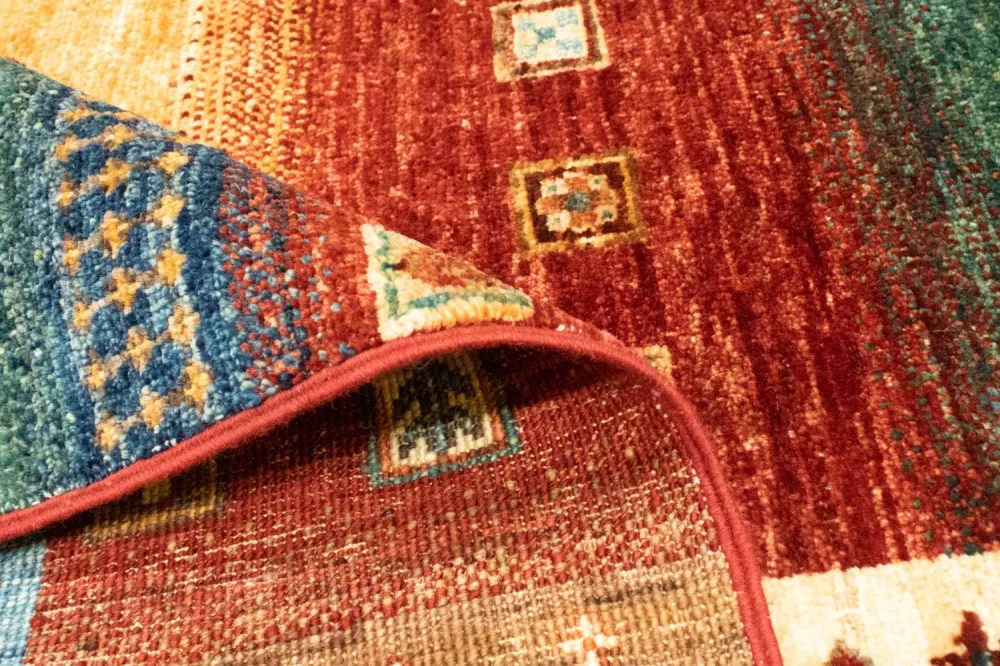 Gabbeh teppe - Loribaft persisk teppe - 214 x 152 cm - flerfarget