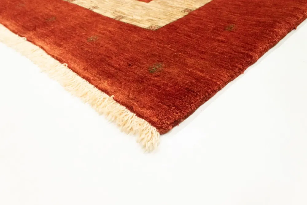 Gabbeh teppe - Loribaft persisk teppe - 215 x 180 cm - rød