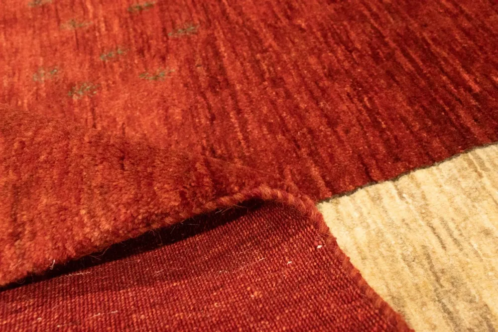Gabbeh teppe - Loribaft persisk teppe - 215 x 180 cm - rød