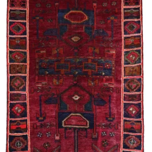 Gabbeh teppe - Loribaft persisk teppe - 220 x 160 cm - lys rød