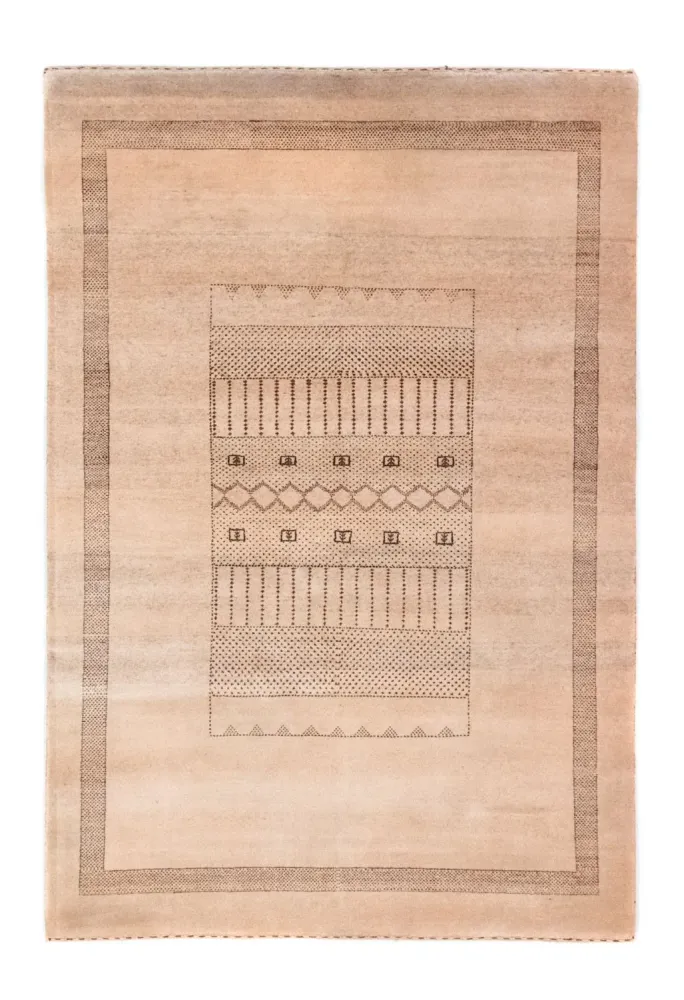 Gabbeh teppe - Loribaft persisk teppe - 222 x 151 cm - brun