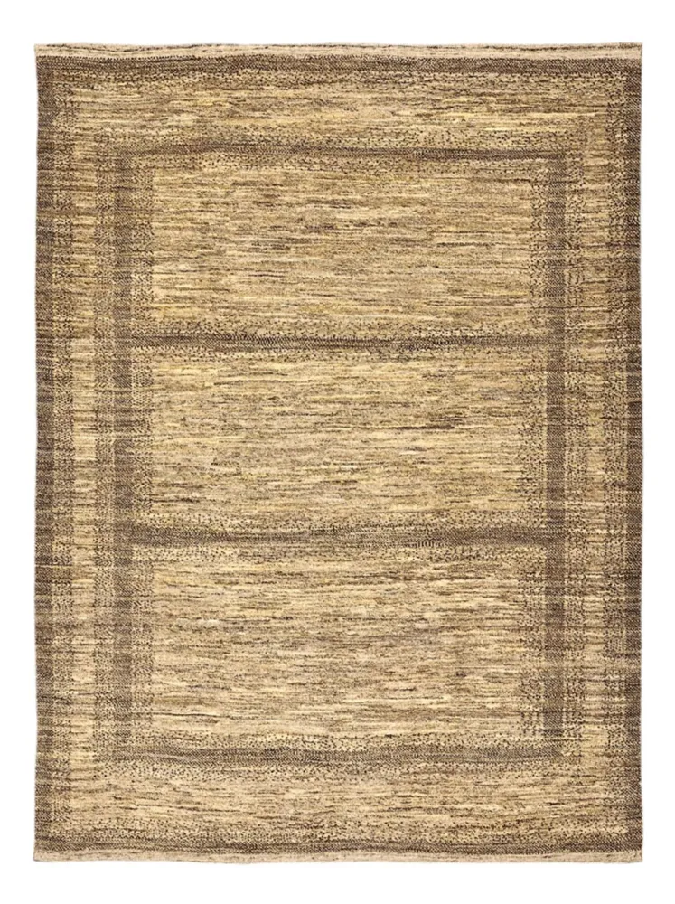 Gabbeh teppe - Loribaft persisk teppe - 224 x 170 cm - mørk beige