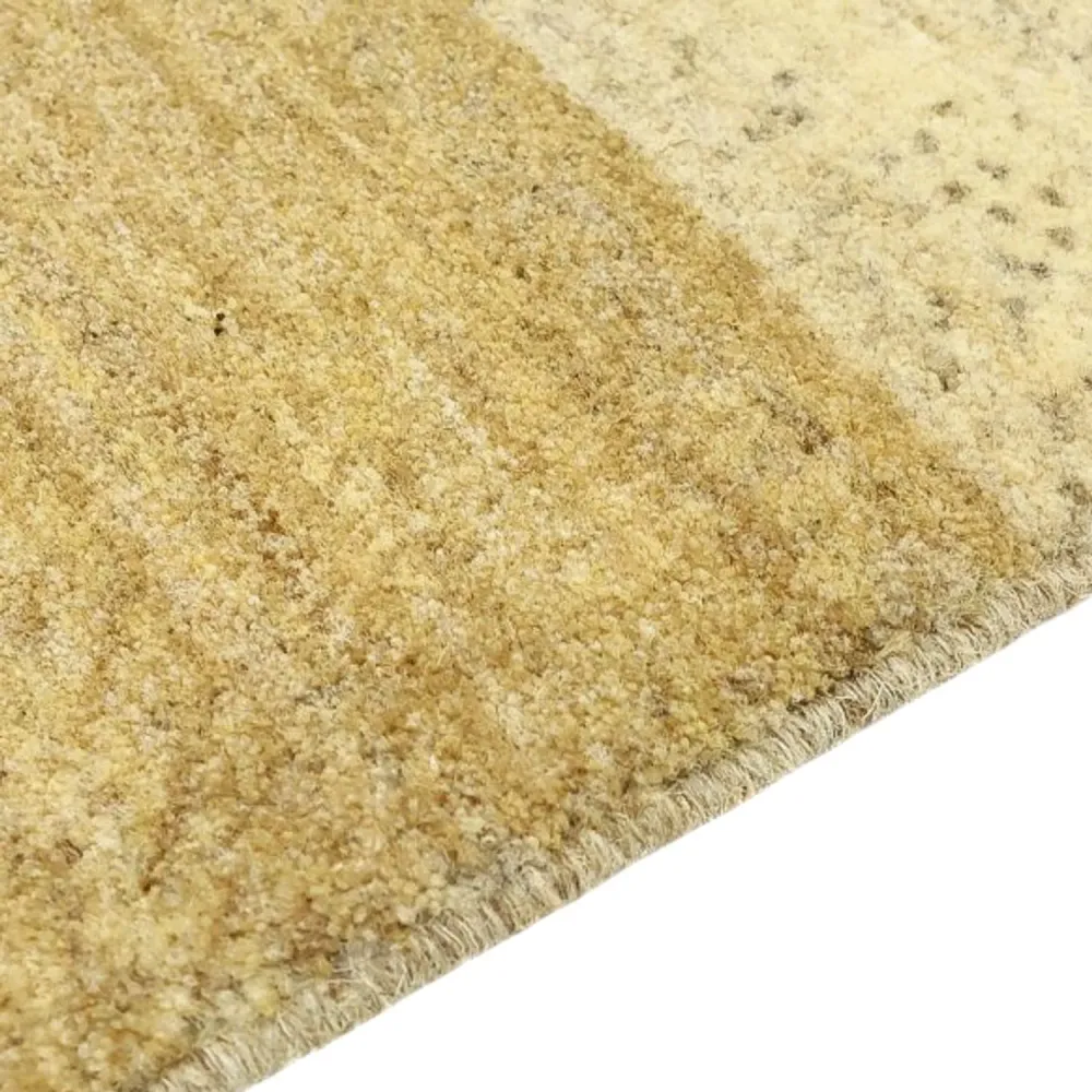 Gabbeh teppe - Loribaft persisk teppe - 229 x 174 cm - mørk beige