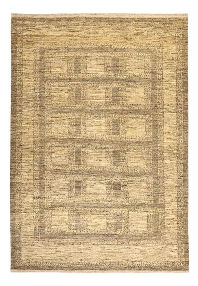 Gabbeh teppe - Loribaft persisk teppe - 236 x 165 cm - mørk beige