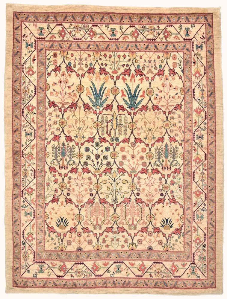 Gabbeh teppe - Loribaft persisk teppe - 236 x 175 cm - flerfarget