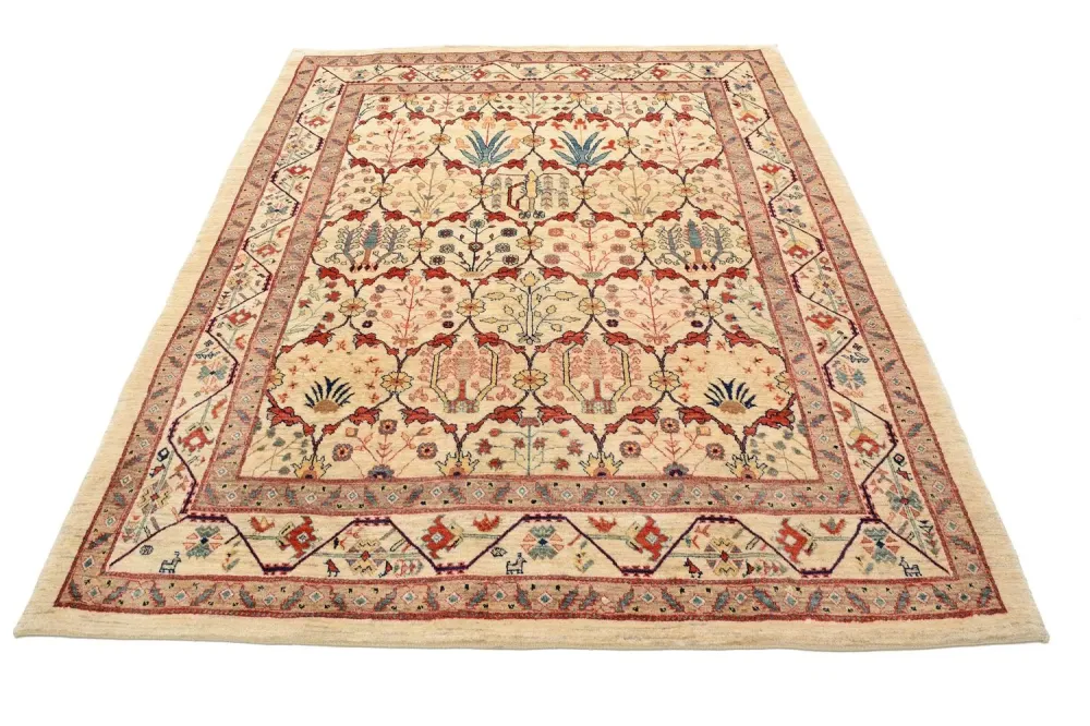 Gabbeh teppe - Loribaft persisk teppe - 236 x 175 cm - flerfarget