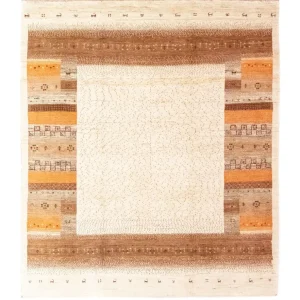 Gabbeh teppe - Loribaft persisk teppe - 237 x 200 cm - beige