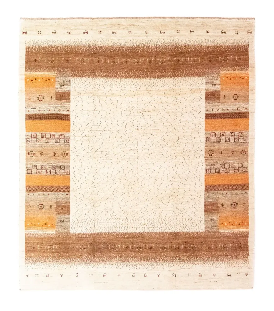Gabbeh teppe - Loribaft persisk teppe - 237 x 200 cm - beige