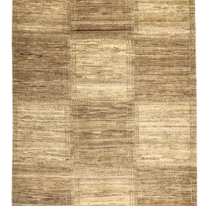 Gabbeh teppe - Loribaft persisk teppe - 238 x 175 cm - mørk beige