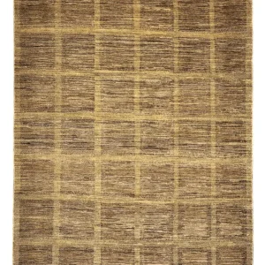 Gabbeh teppe - Loribaft persisk teppe - 242 x 194 cm - mørk beige