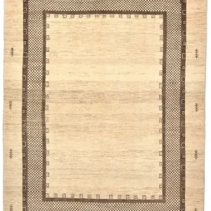 Gabbeh teppe - Loribaft persisk teppe - 242 x 176 cm - beige
