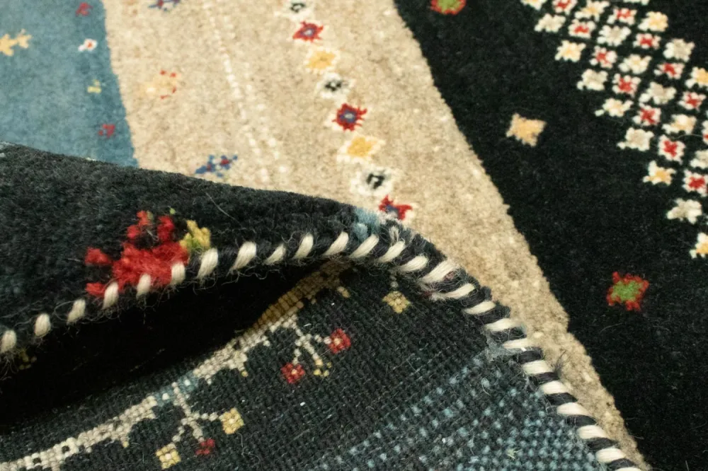 Gabbeh teppe - Loribaft persisk teppe - 243 x 169 cm - flerfarget
