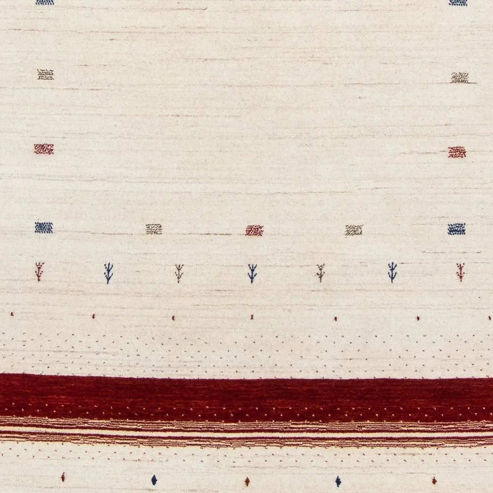 Gabbeh teppe - Loribaft persisk teppe - 245 x 170 cm - beige
