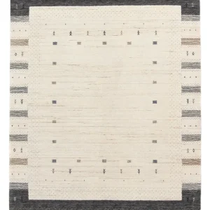 Gabbeh teppe - Loribaft persisk teppe - 245 x 169 cm - beige