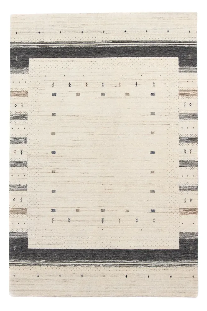 Gabbeh teppe - Loribaft persisk teppe - 245 x 169 cm - beige