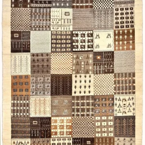 Gabbeh teppe - Loribaft persisk teppe - 247 x 187 cm - brun