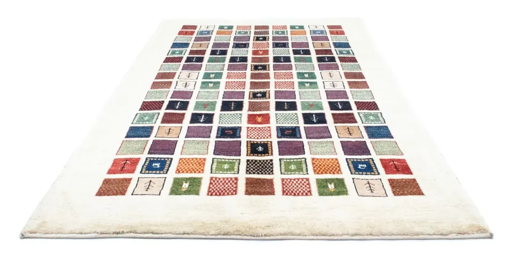 Gabbeh teppe - Loribaft persisk teppe - 247 x 152 cm - farget
